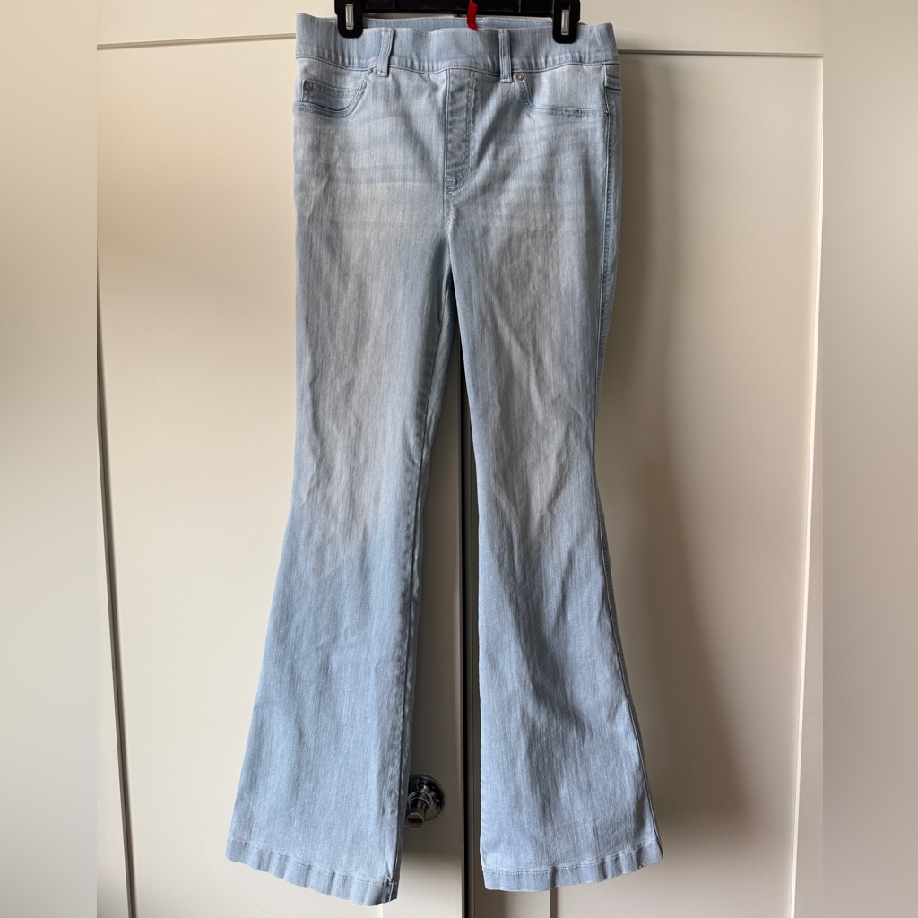 Women's Flare Jeans, Size L By Spanx